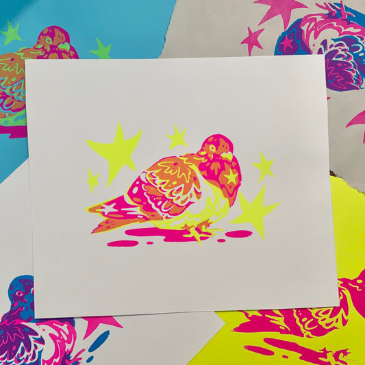 "They're Not Sky Rats" Screenprint