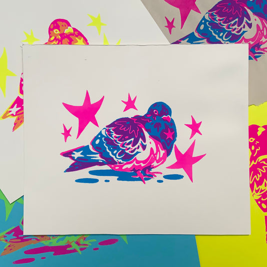 "They're Not Sky Rats" Screenprint